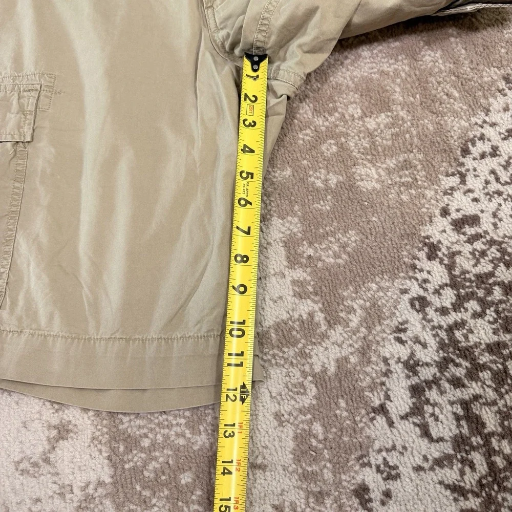 VTG‎ Y2K Polo Jeans Co Ralph Lauren Military Style Baggy Cargo Shorts 33 Grunge